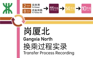 Download Video: 「深圳之眼 未来已来」【深圳地铁】岗厦北站换乘过程 2/8号线-11号线-14号线-10号线