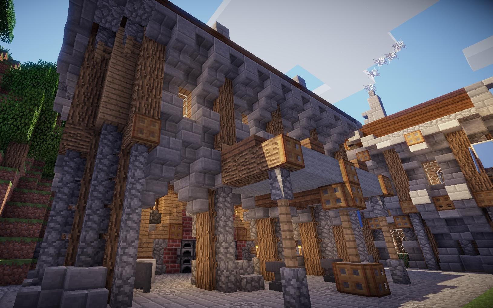 mc建筑实况【空云港】-21 铁匠铺