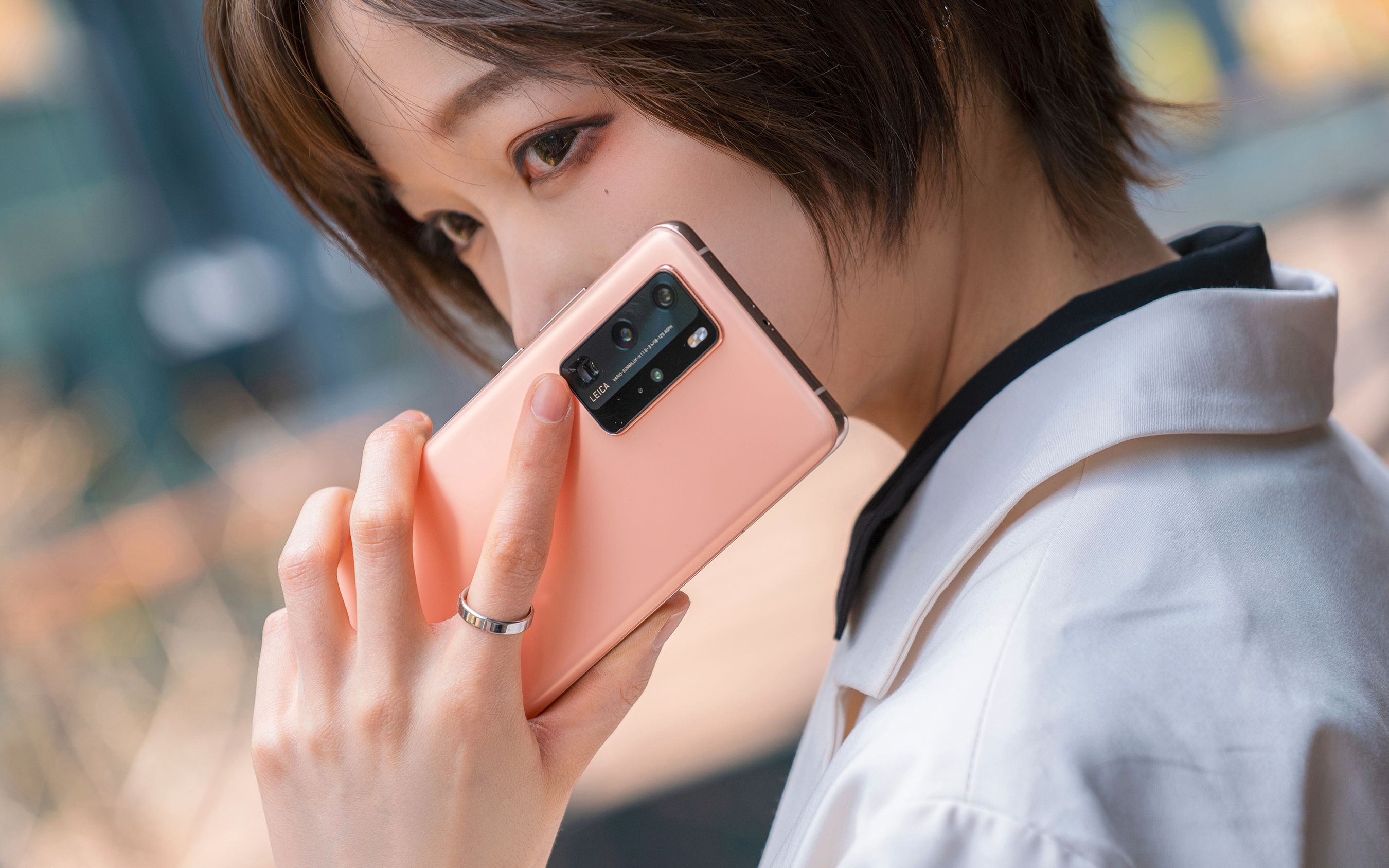 「美人新机 」 华为p40 pro_哔哩哔哩_bilibili