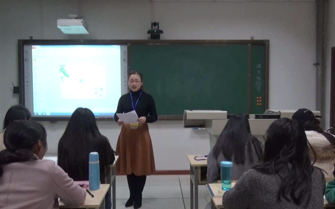 17师范生教学大赛(语文)二等奖安徽师范大学谢思源哔哩哔哩bilibili