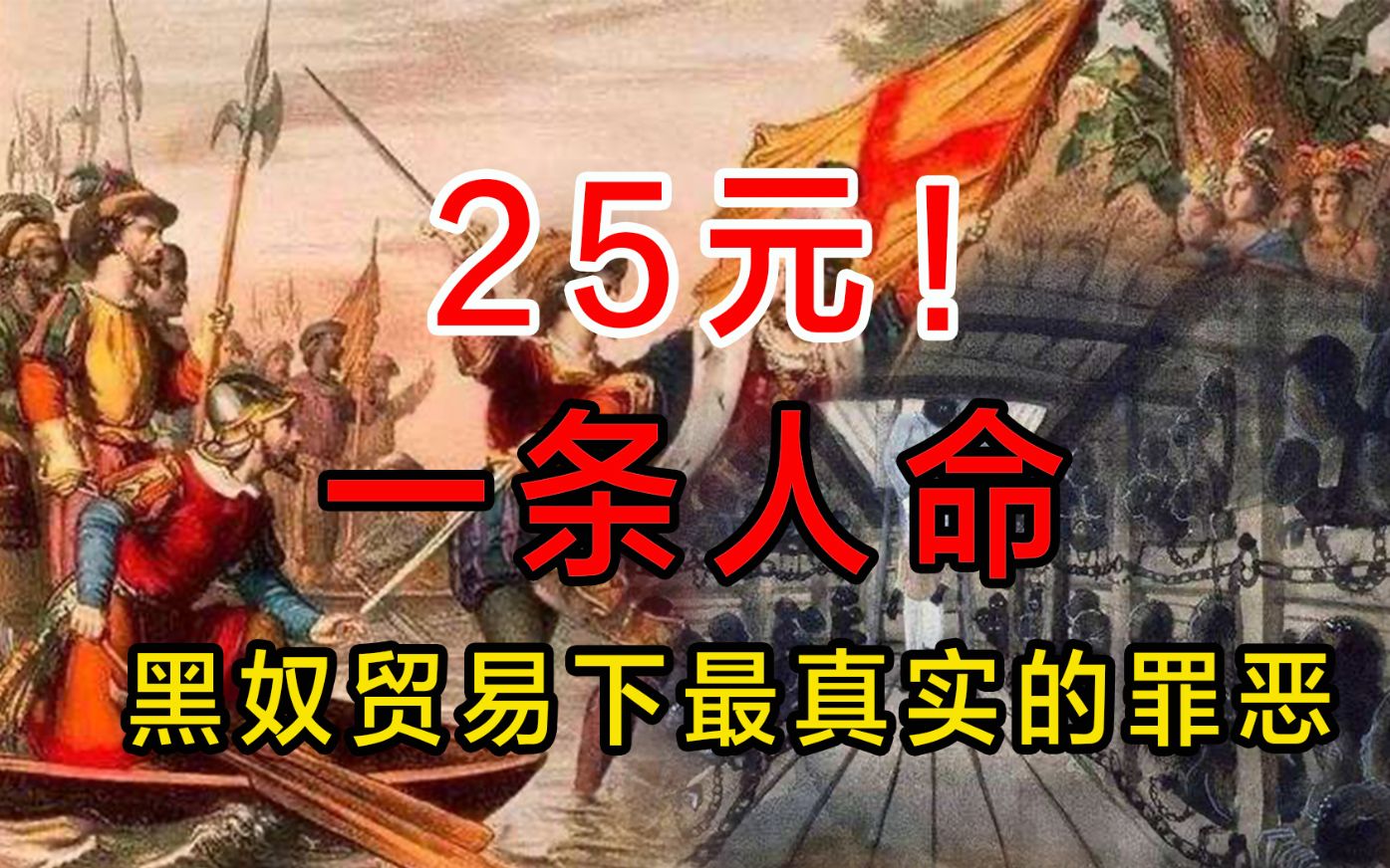 [图]【课代表】25元一条人命？黑奴贸易下最真实的罪恶！