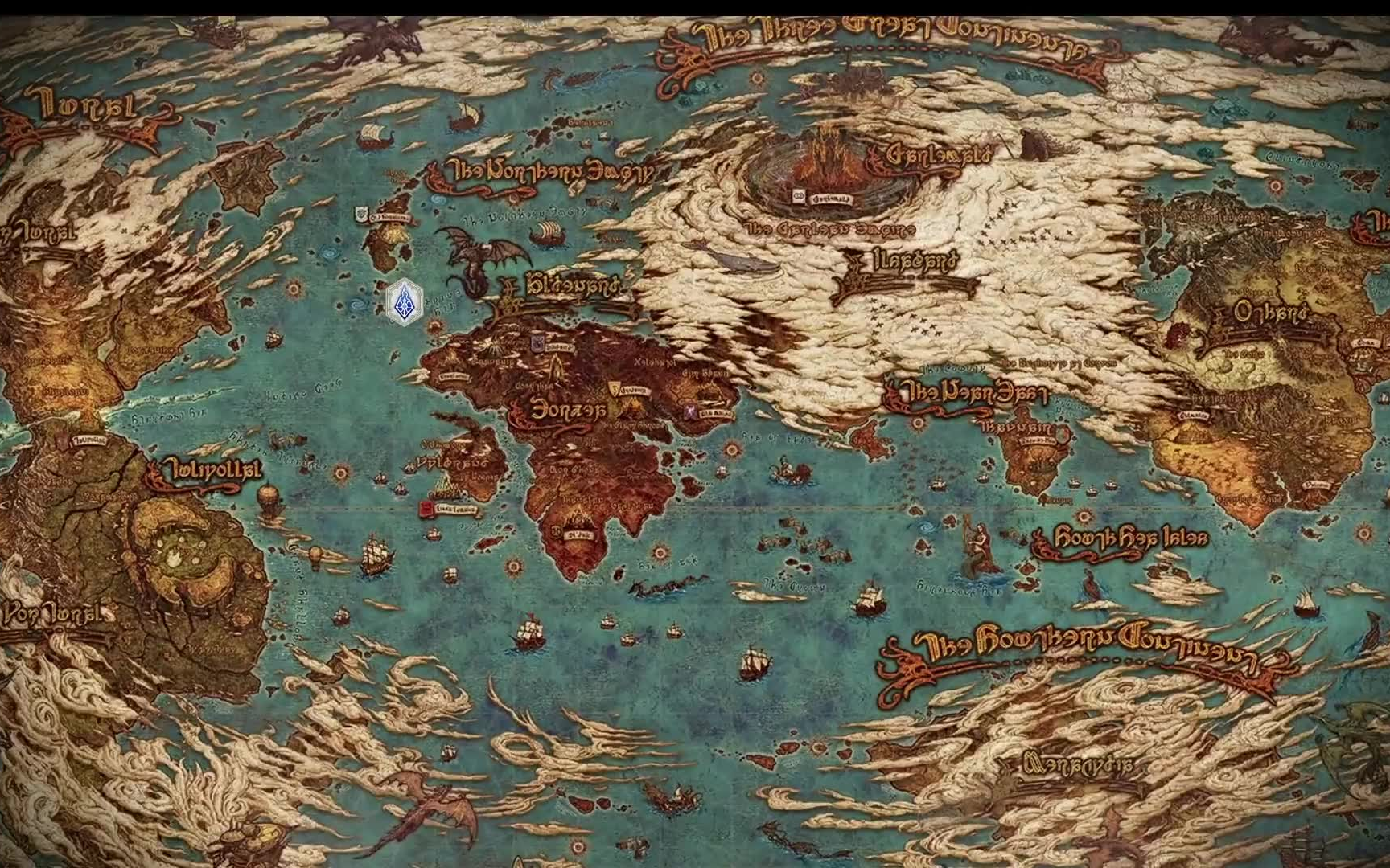 ff14黄金港地图图片