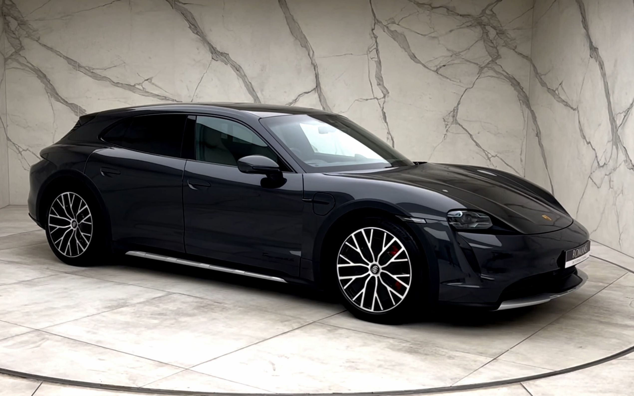 【4k鉴赏】保时捷 taycan 4s cross turismo (2021)- volcano grey