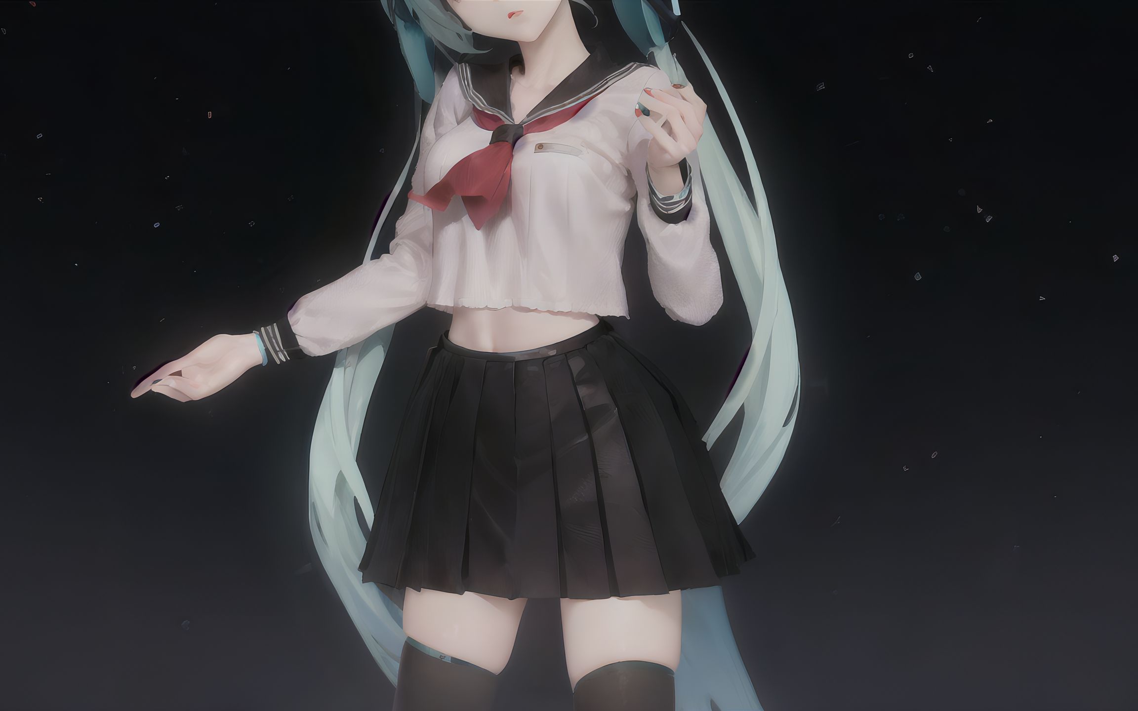 【固定镜头】jk初音未来—像神一样呐