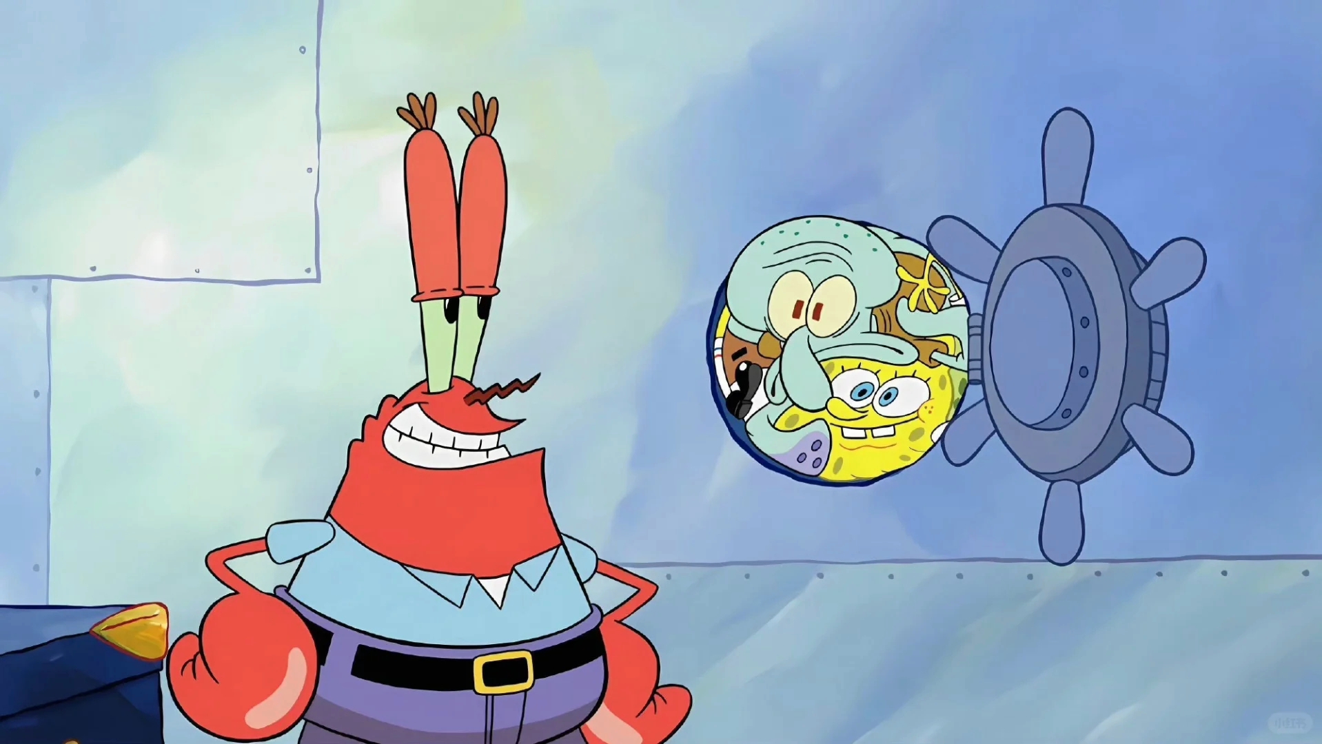 "自由快乐的海绵宝宝"