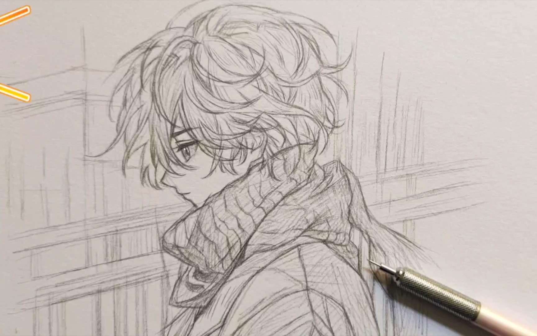 这样画动漫男生,不是有手就行吗太简单了!快来和我一起画