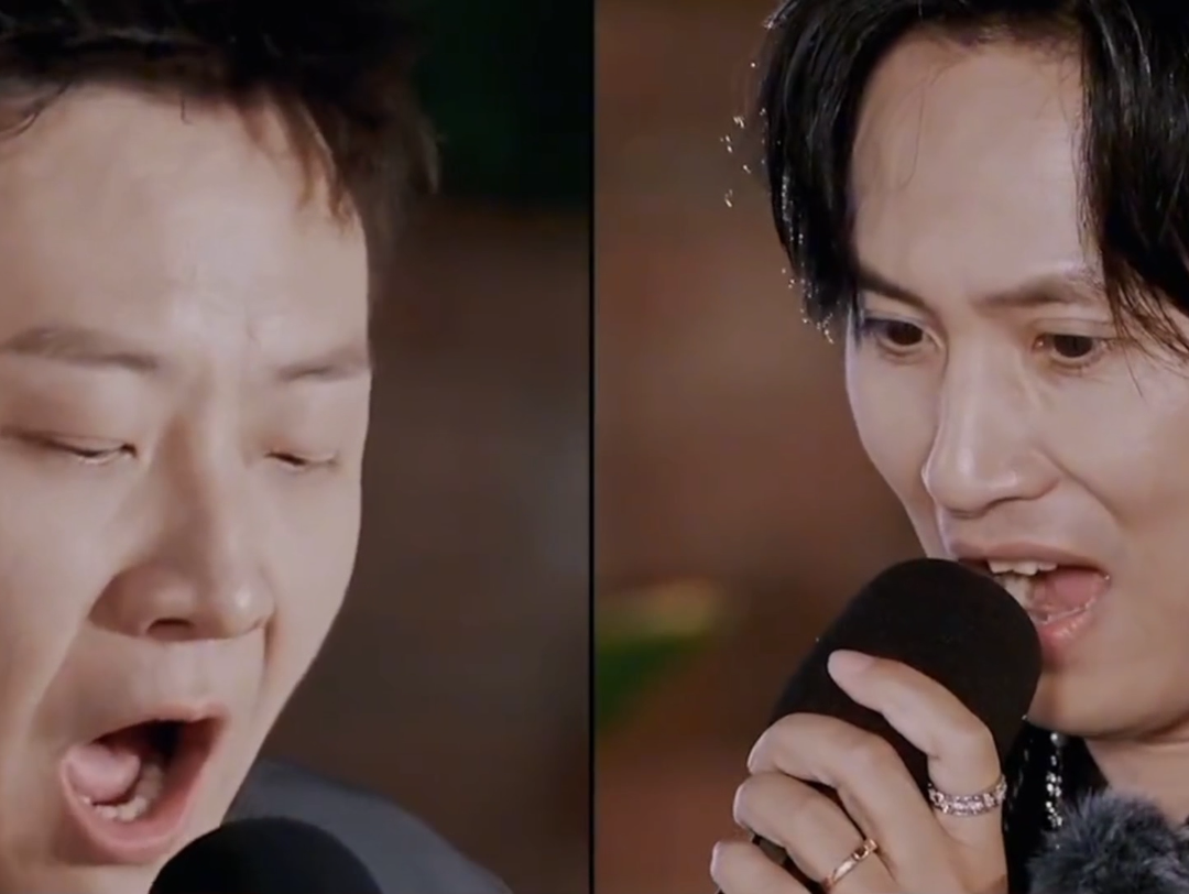 边江啊杰合作,用脸配音