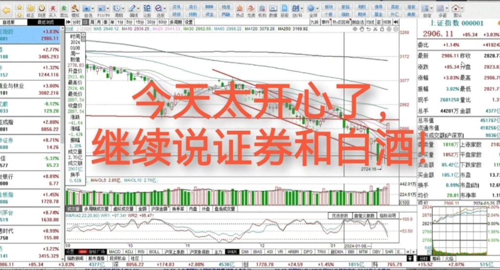 今日行情好似牛真的來了,太興奮了!