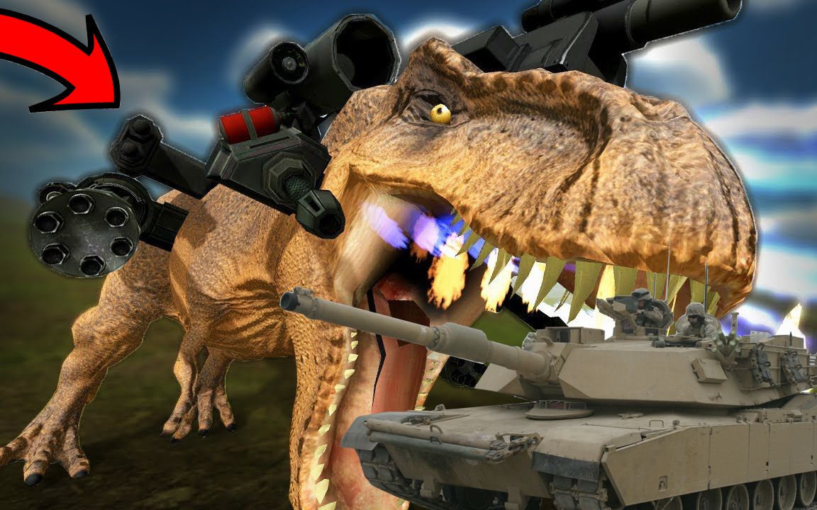 野兽对战模拟器:恐龙大战坦克