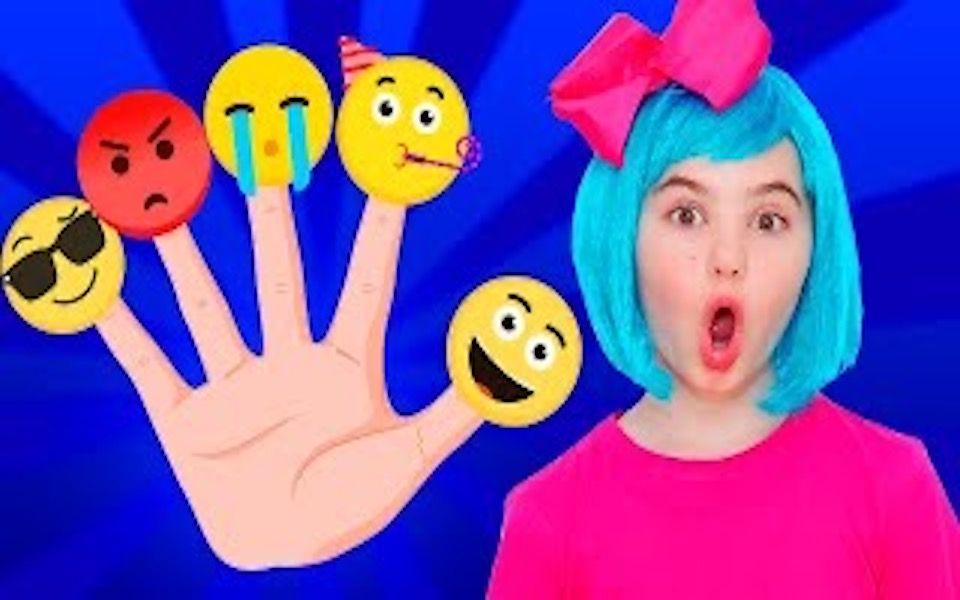 手指家族表情符号歌曲 Finger Family Emoji Song CutieKids可爱儿童哔哩哔哩bilibili