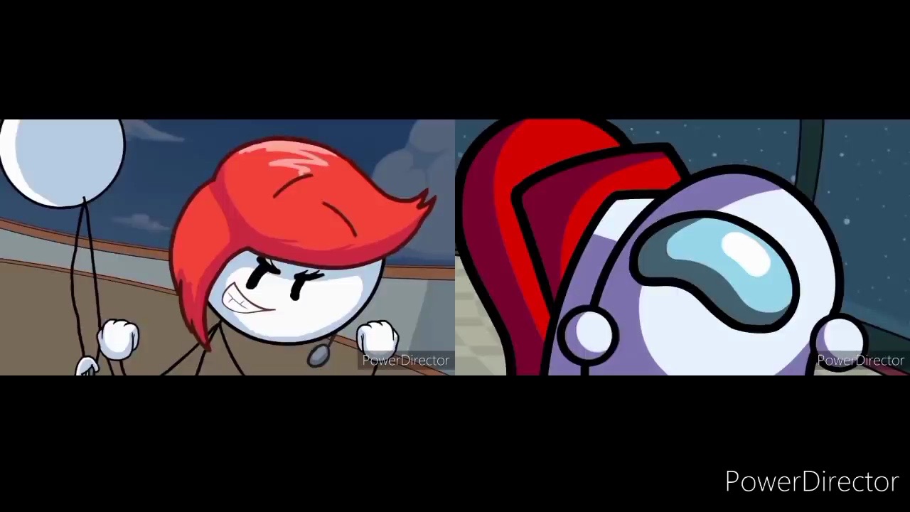 【火柴人亨利】尬舞的among us版和原版对比