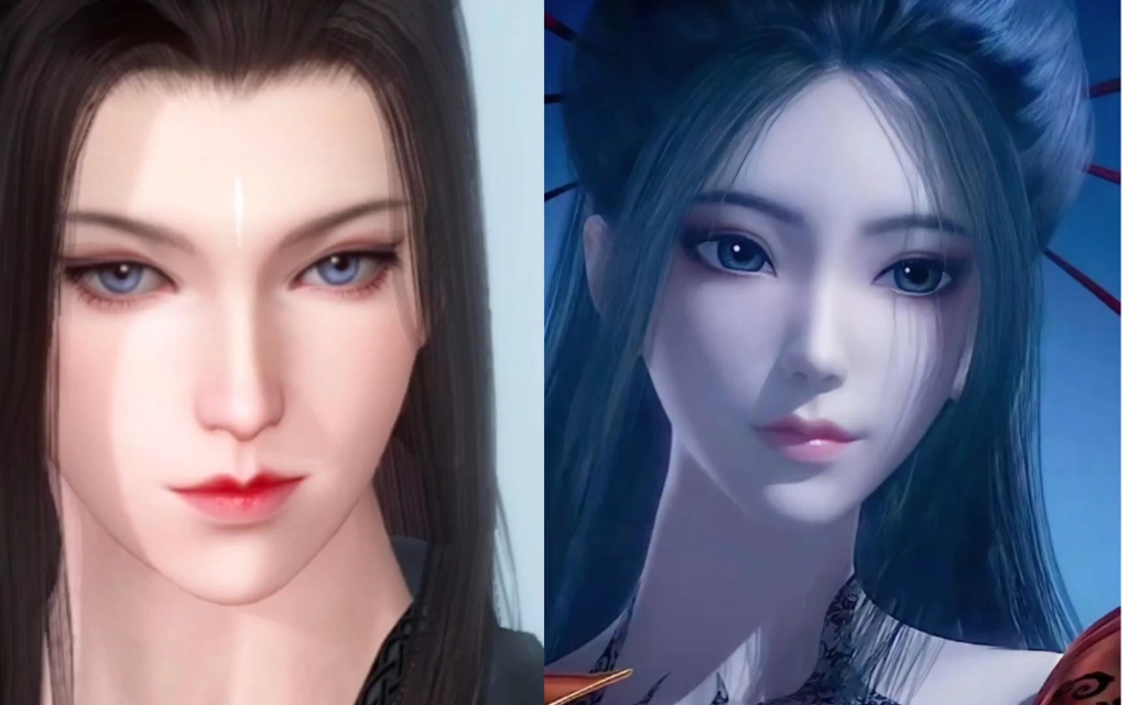 逆水寒手游云捏脸:男角色焰灵姬防捏