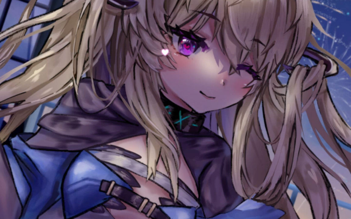 明日方舟深靛情人节贺图(>^ω^ )