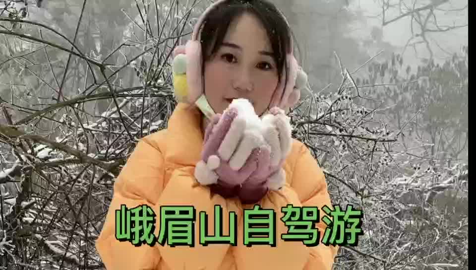 峨眉山自驾游,旅游攻略,带你看雪哔哩哔哩bilibili