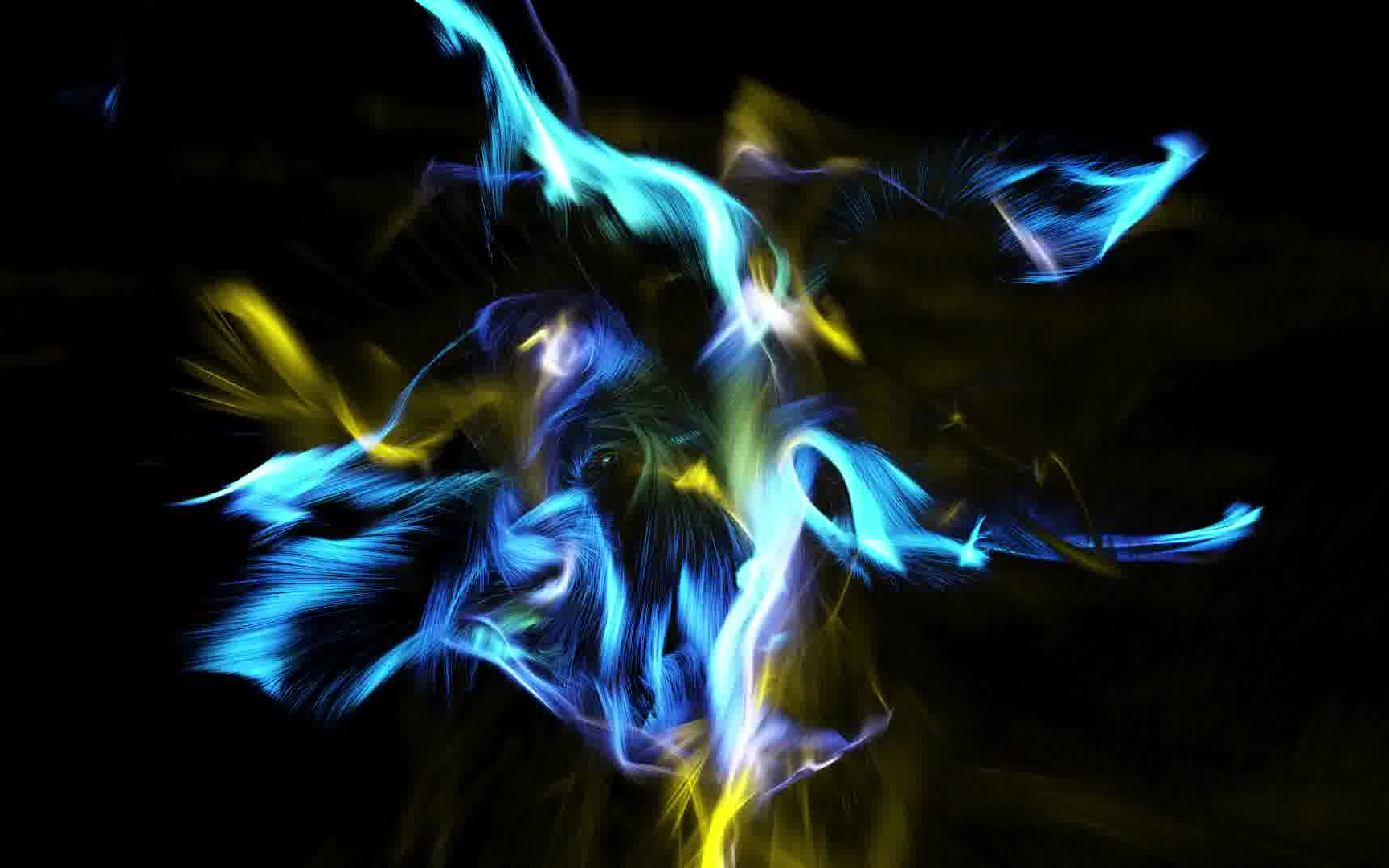 ae模板-7套粒子放射炫光烟雾效果的透明视频文件 不需要插件不能更改