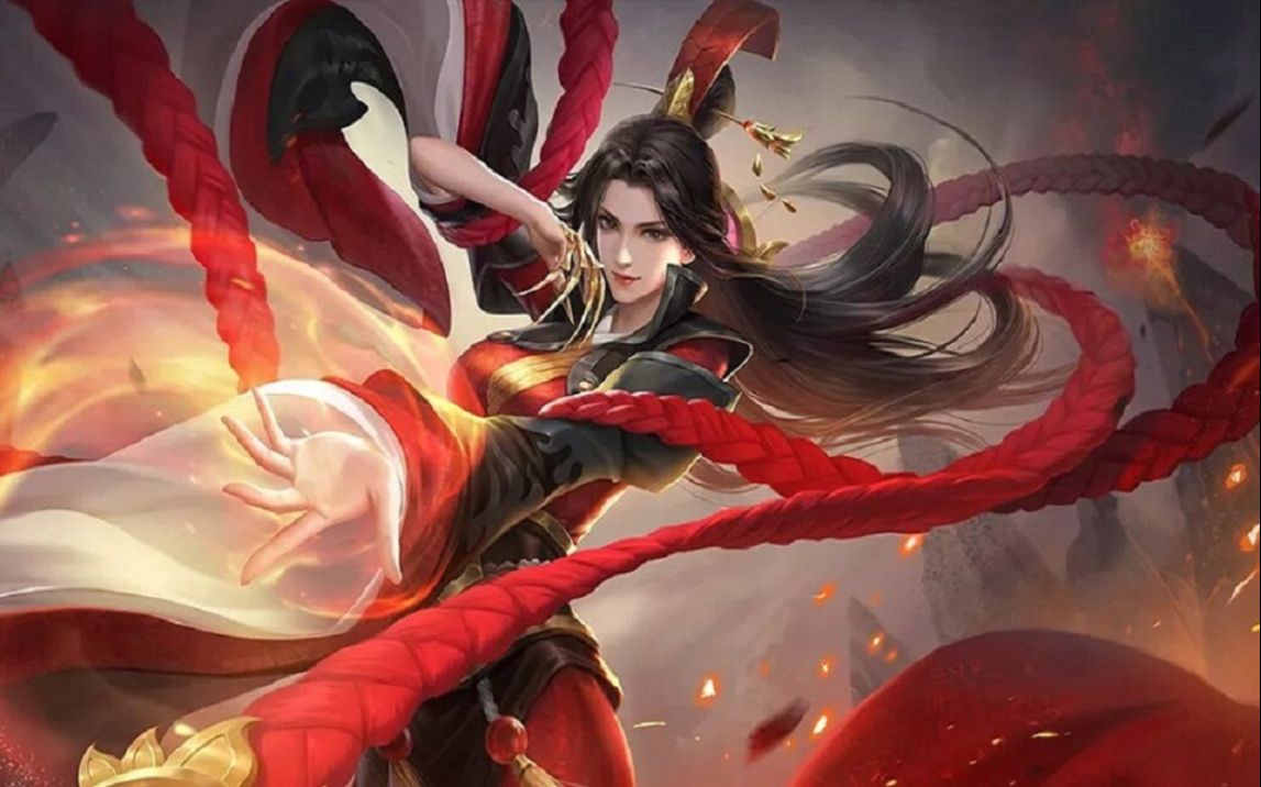 活动作品英魂之刃流火天姬皮肤展示