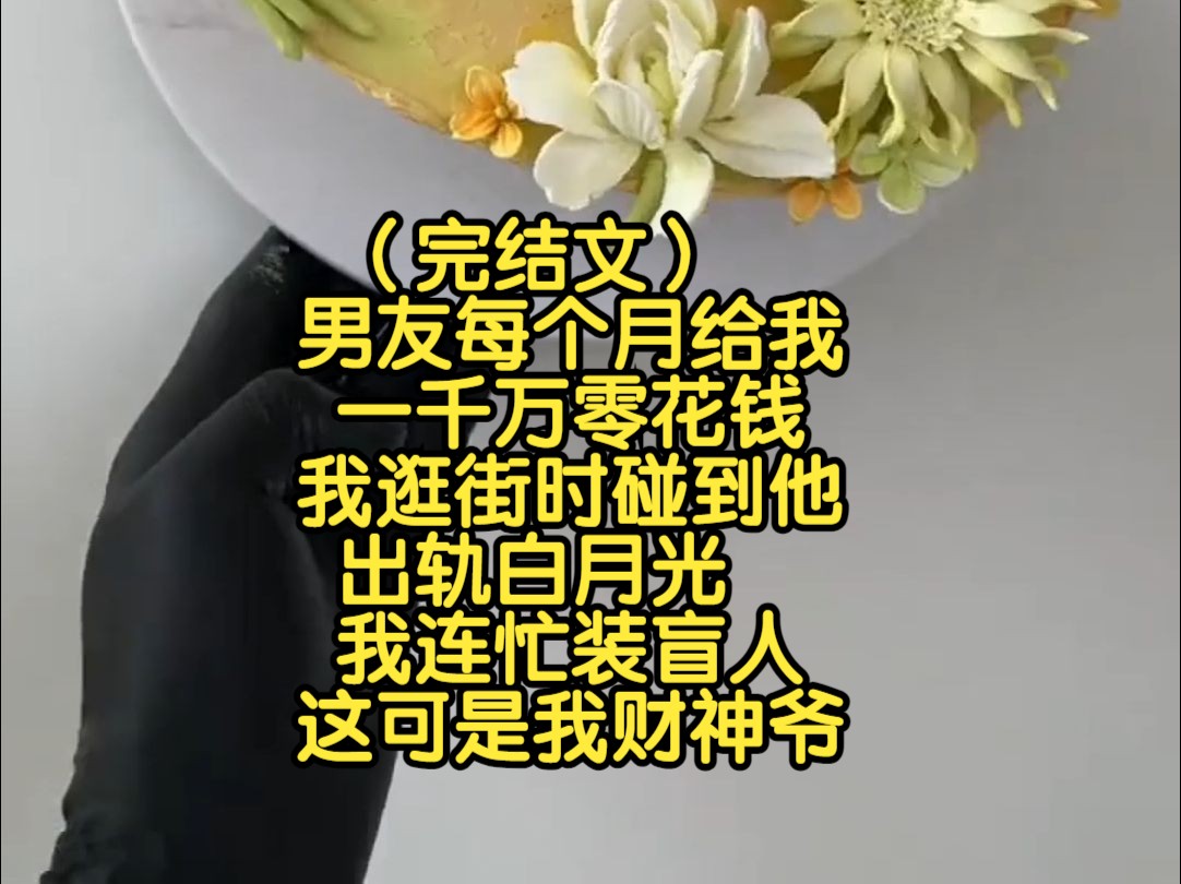 (完结文)男友每个月给我一千万零花钱,我逛街时碰到他出轨白月光,我连忙装盲人,这可是我财神爷哔哩哔哩bilibili