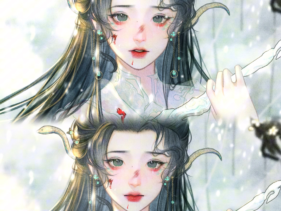 【procreate转手绘】一切都会消散在这场雪中哔哩哔哩bilibili