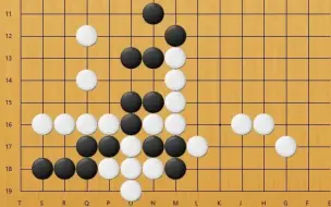 Скачать видео: 黑先，需要利用白棋外围的缺陷来长气，要注意防范白棋滚打的手段