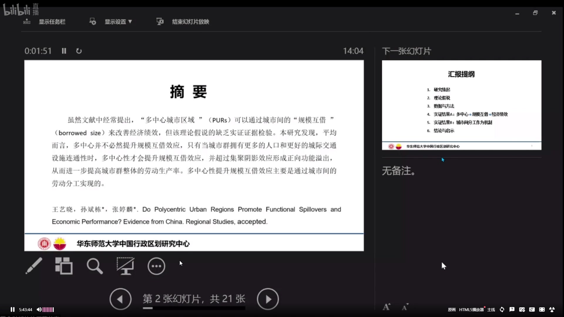 2020年中国城市地理学术年会——多中心有助于城市群内的规模互借吗bilibili哔哩哔哩bilibili