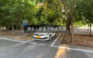 下载视频: 倒车入库看停车点的几种参考方法