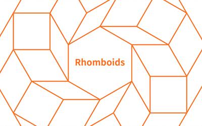 this challenging shape in illustrator tutorial - rhomboids