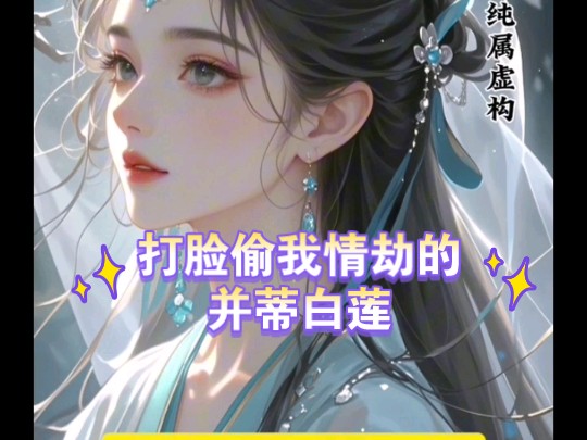 《打脸偷我情劫的并蒂白莲》我与姐姐莲心并蒂而生,上一世神君派我们下凡历劫#小说推荐 #文荒推文＂斗音首页搜索[黑岩故事会]小程序,搜索口令『...