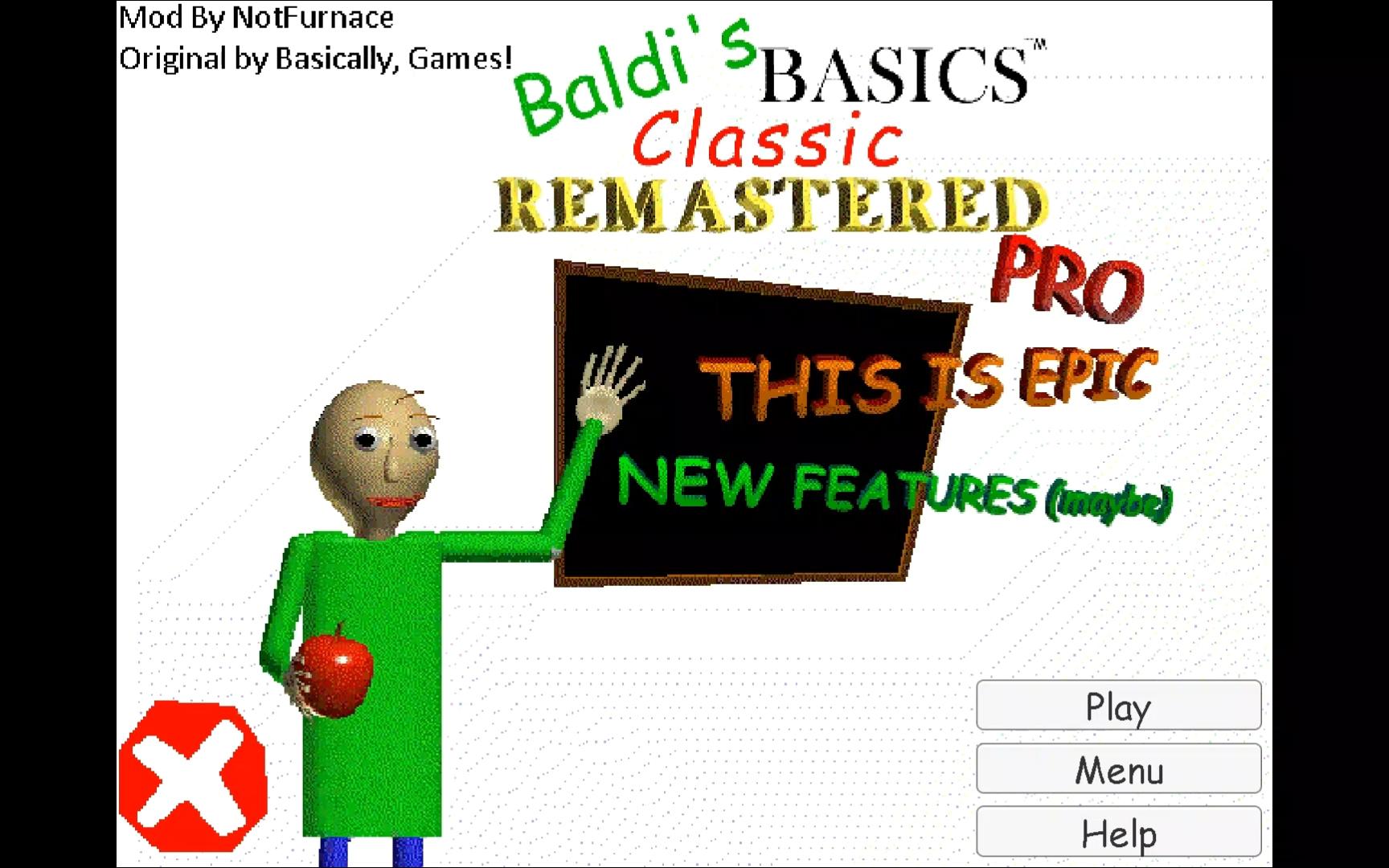 Baldi's Basics Mod:巴尔迪的基础经典重制专业版哔哩哔哩bilibili