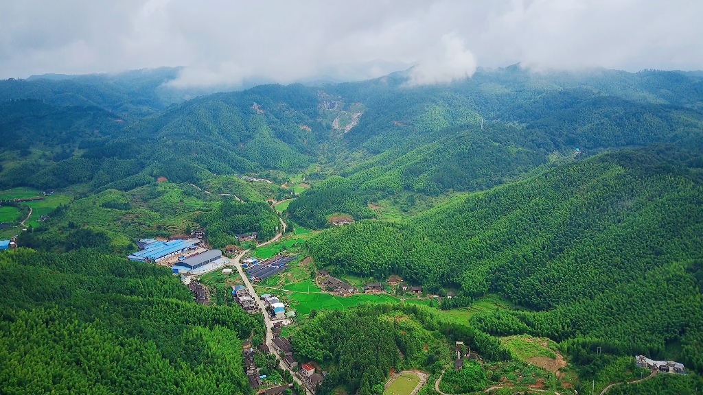 航拍福州罗源县飞竹镇梧桐村!