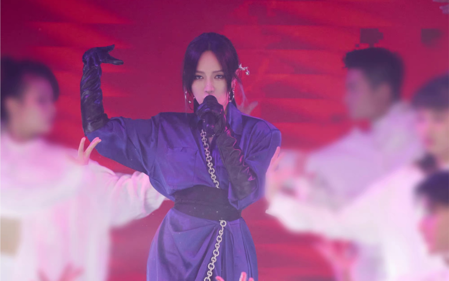 孟佳腾讯音乐盛典现场版mood好绝啊