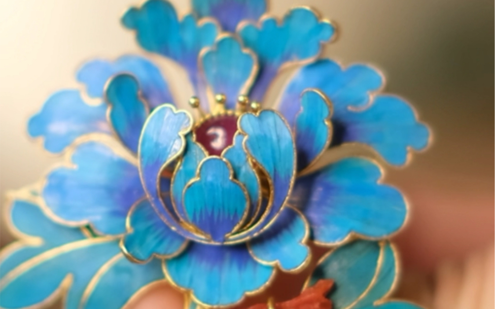 点翠牡丹花,这么精致的你见过吗?_哔哩哔哩_bilibili