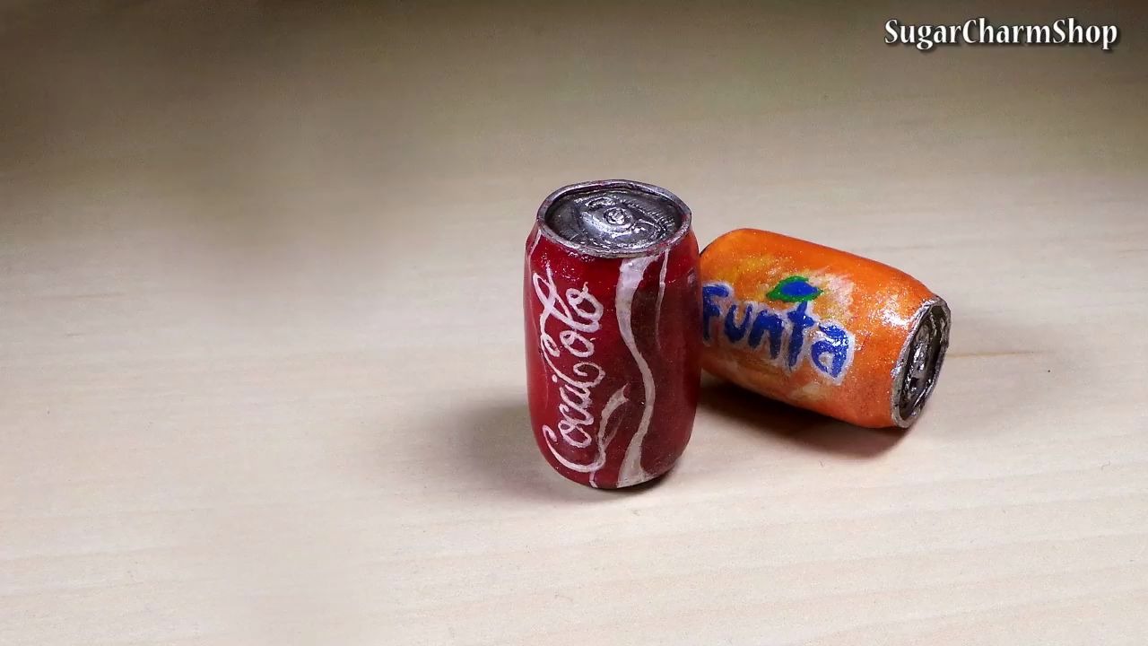 粘土minifood可口可乐芬达