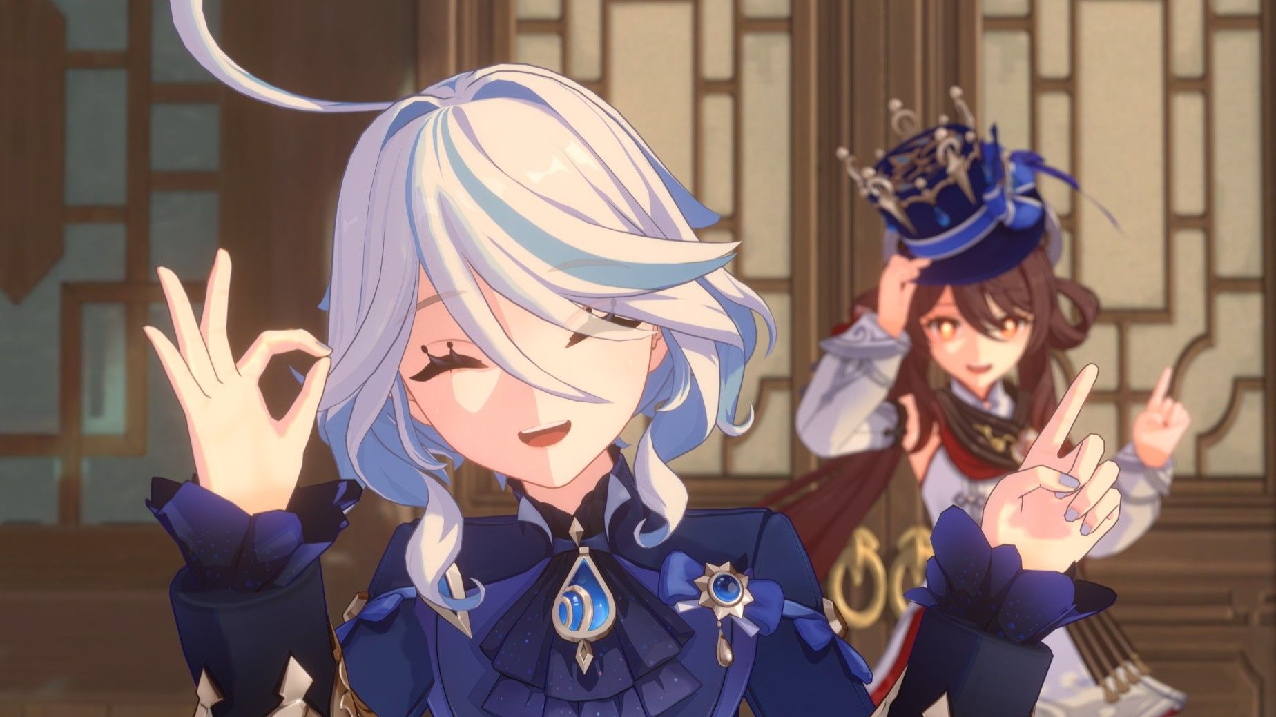 胡桃打扰了芙宁娜的舞蹈