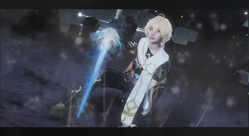 龙哥你找到妹妹了嘛_原神空旅行者cos