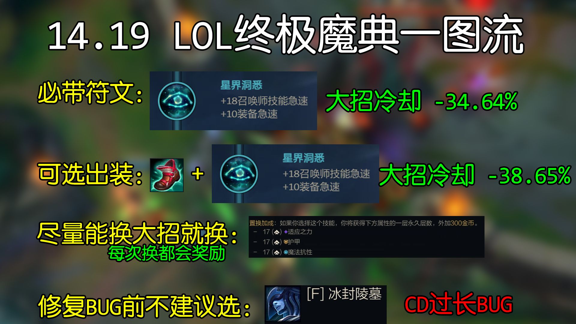 【终极魔典】LOL终极魔典机制详解一图流电子竞技热门视频