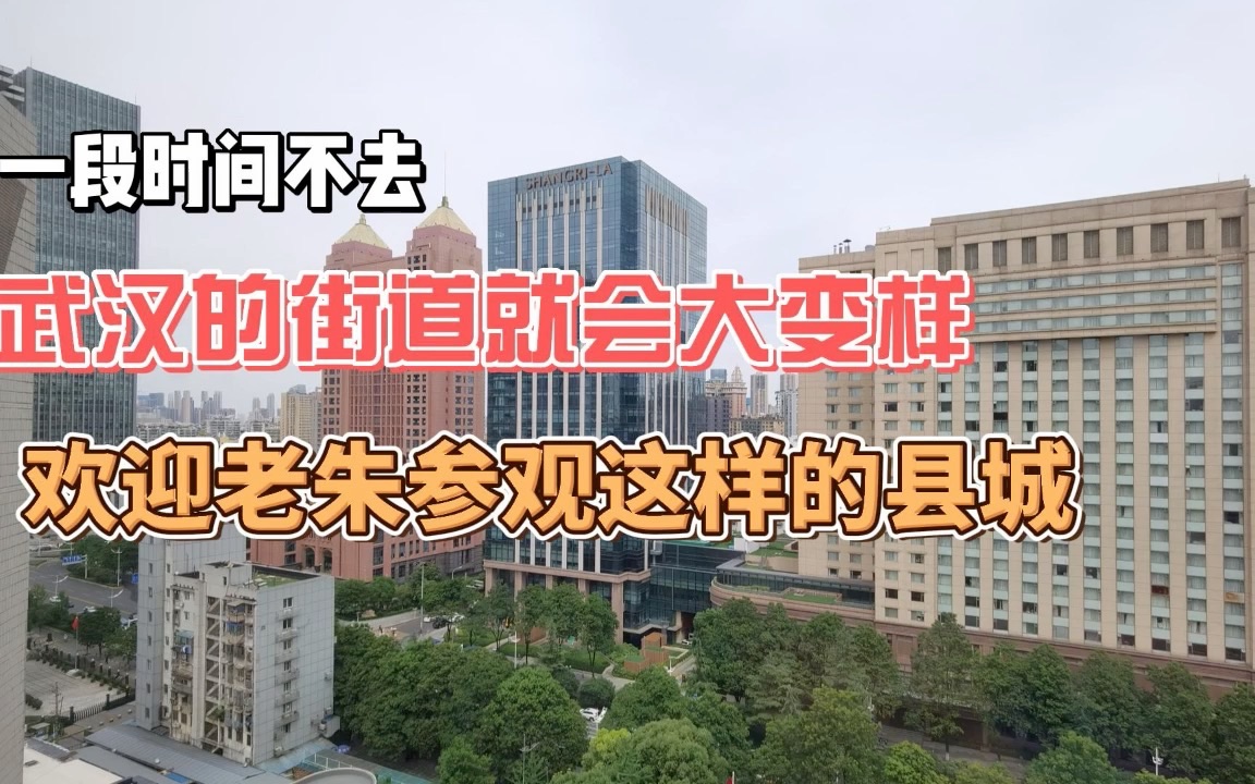 武汉城建水平全国第五,公园覆盖率全国第五,这样的县城值得看哔哩哔哩bilibili