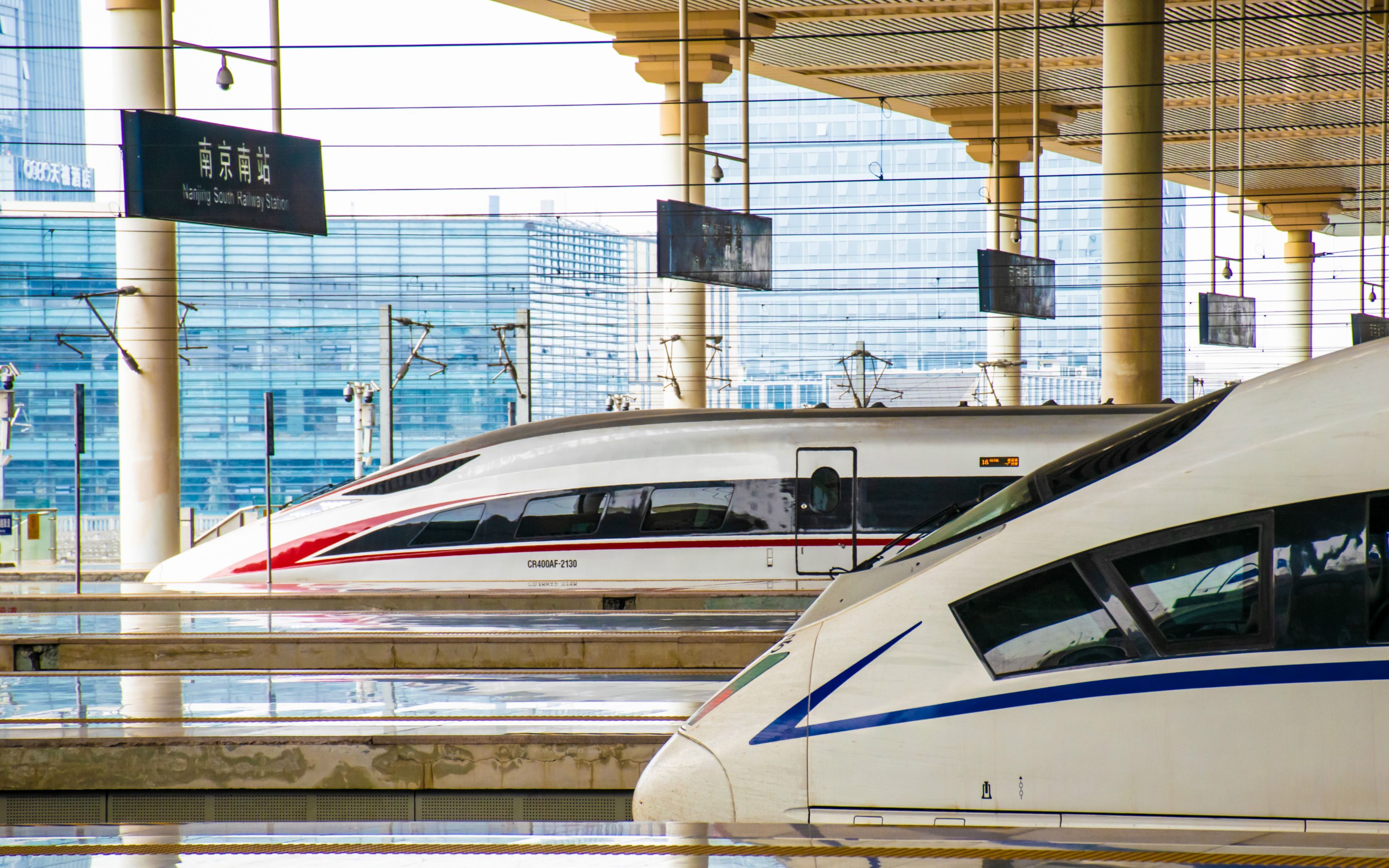 高铁复兴号再体验cr400afg18上海虹桥南京南