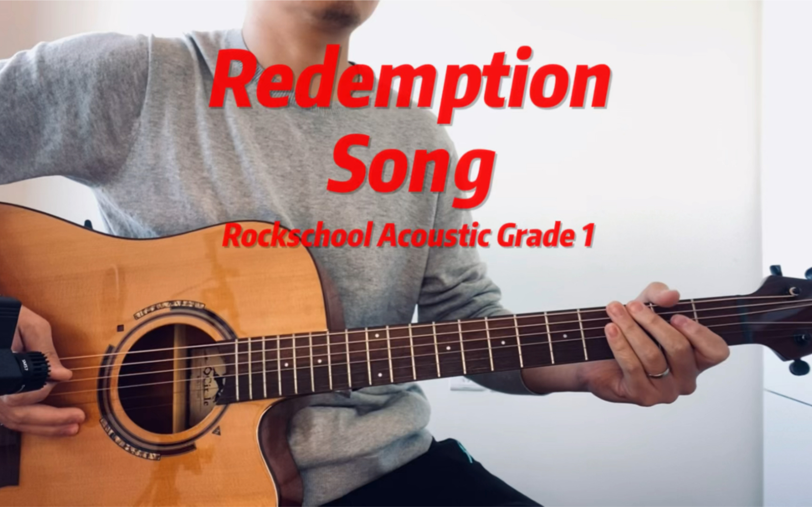 [图]Rockschool木吉他1级曲目redemption song演示