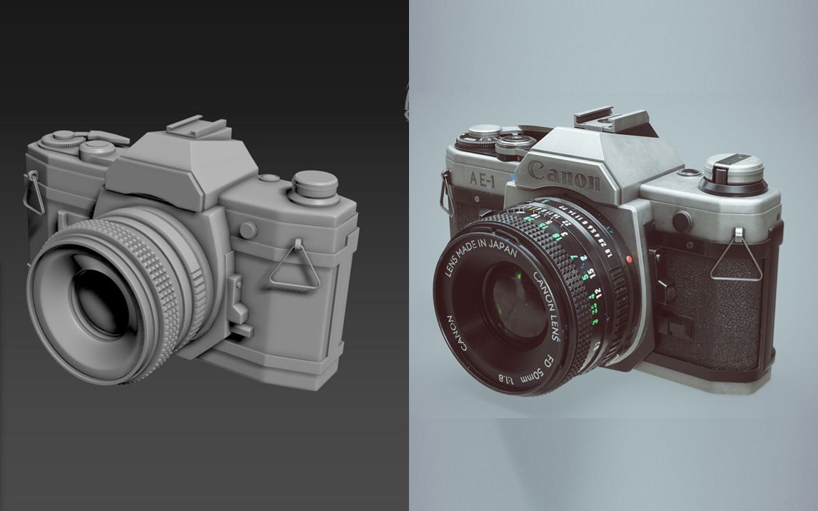 3dmax写实相机建模零基础入门案例教学