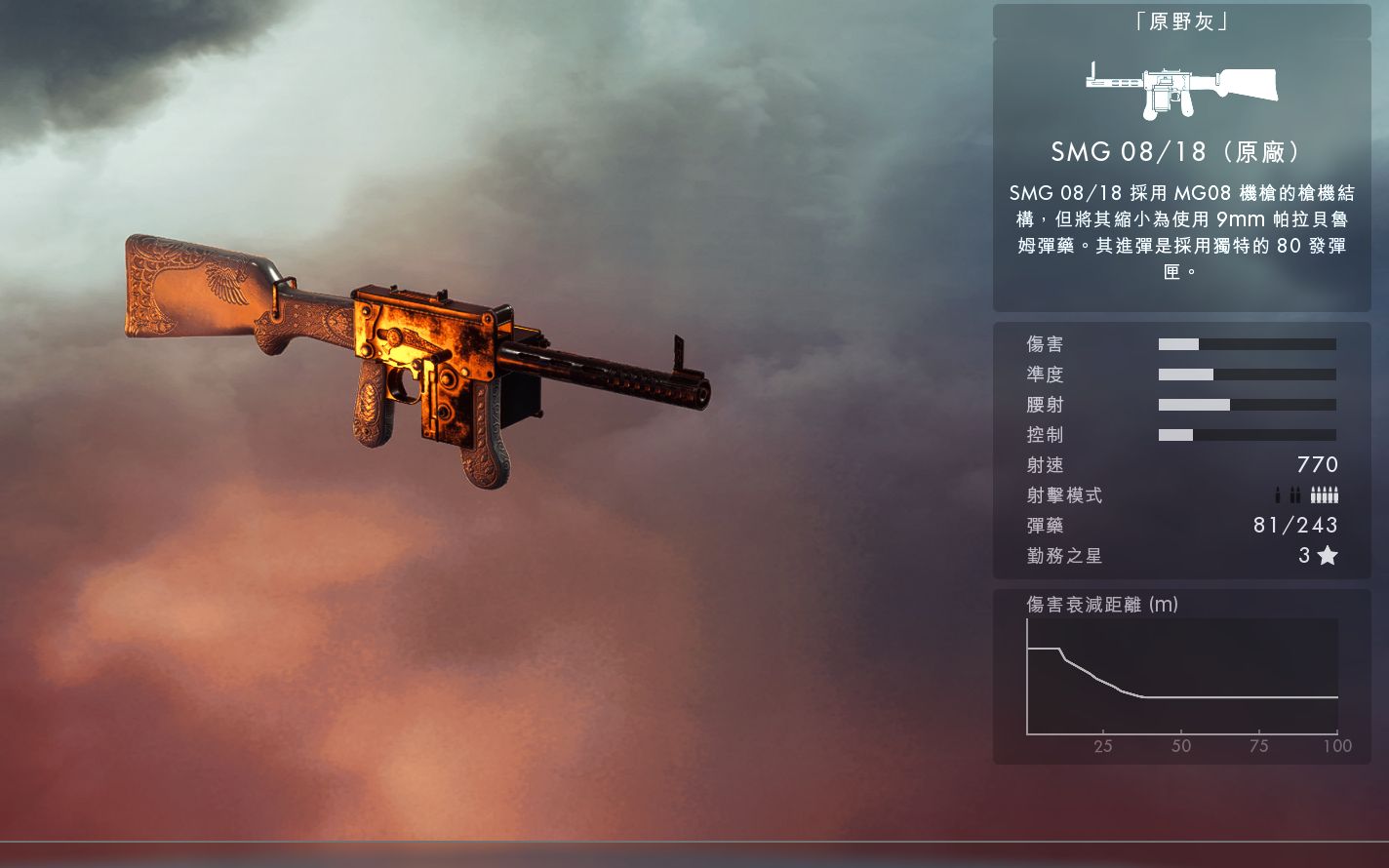 [battlefield 1]战地1萌新smg08/18击杀剪辑