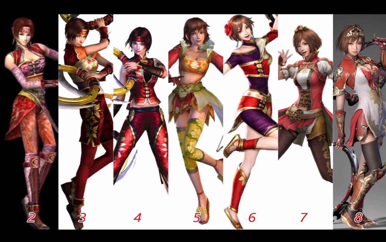 前方高污!真三8女性花式露出镜头一览