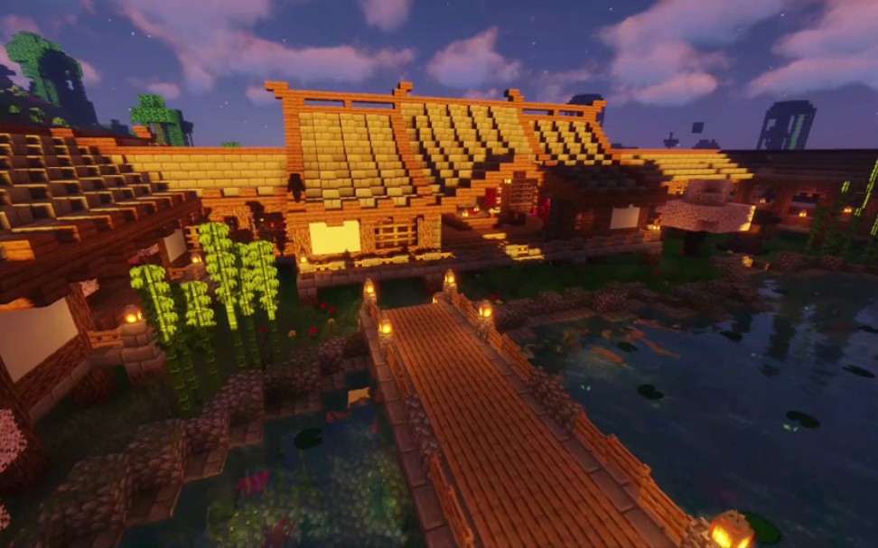 《我的世界》日式小庭院