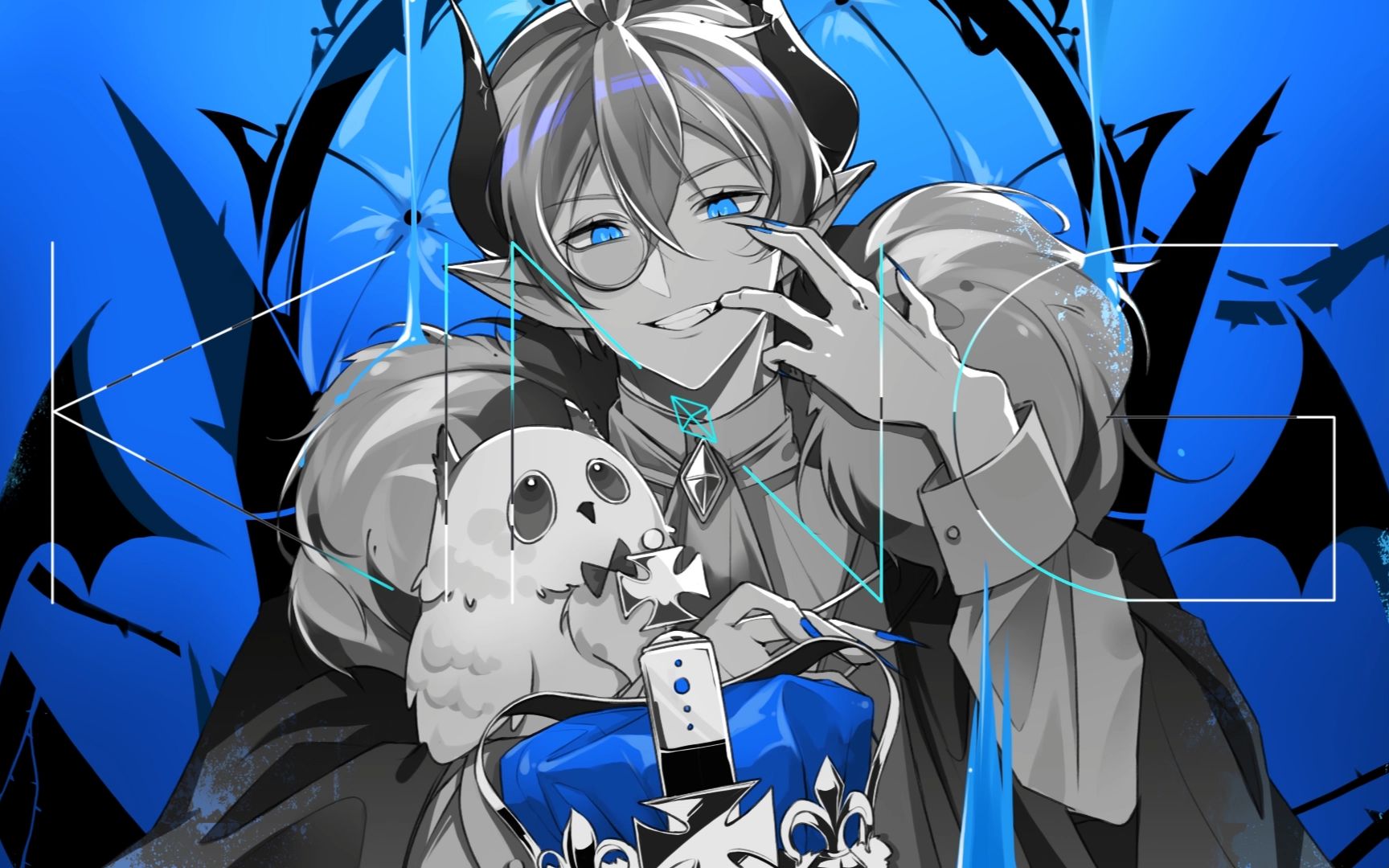 【初翻唱】超威蓝猫king76-夜月试着成为了魔王_哔哩哔哩_bilibili