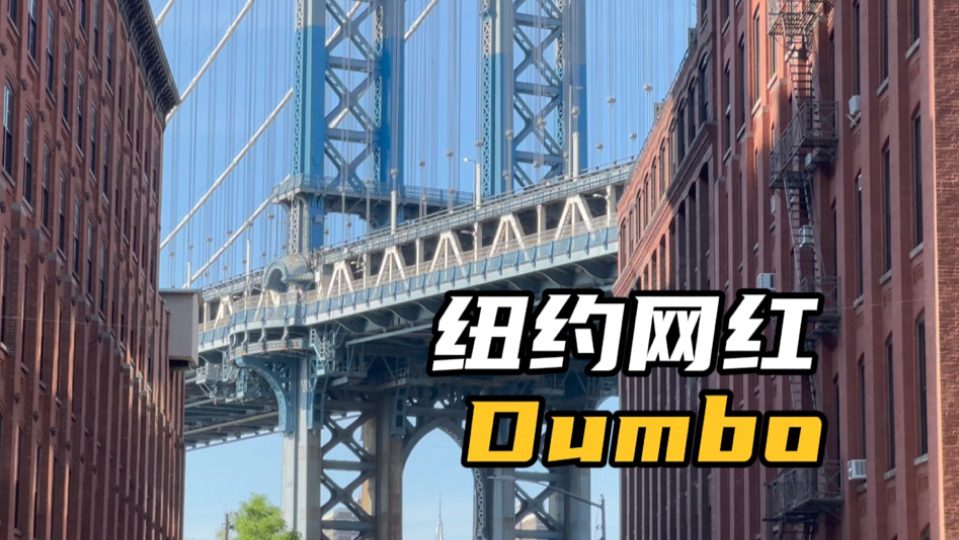 纽约网红打卡圣地Dumbo如今长啥样?哔哩哔哩bilibili