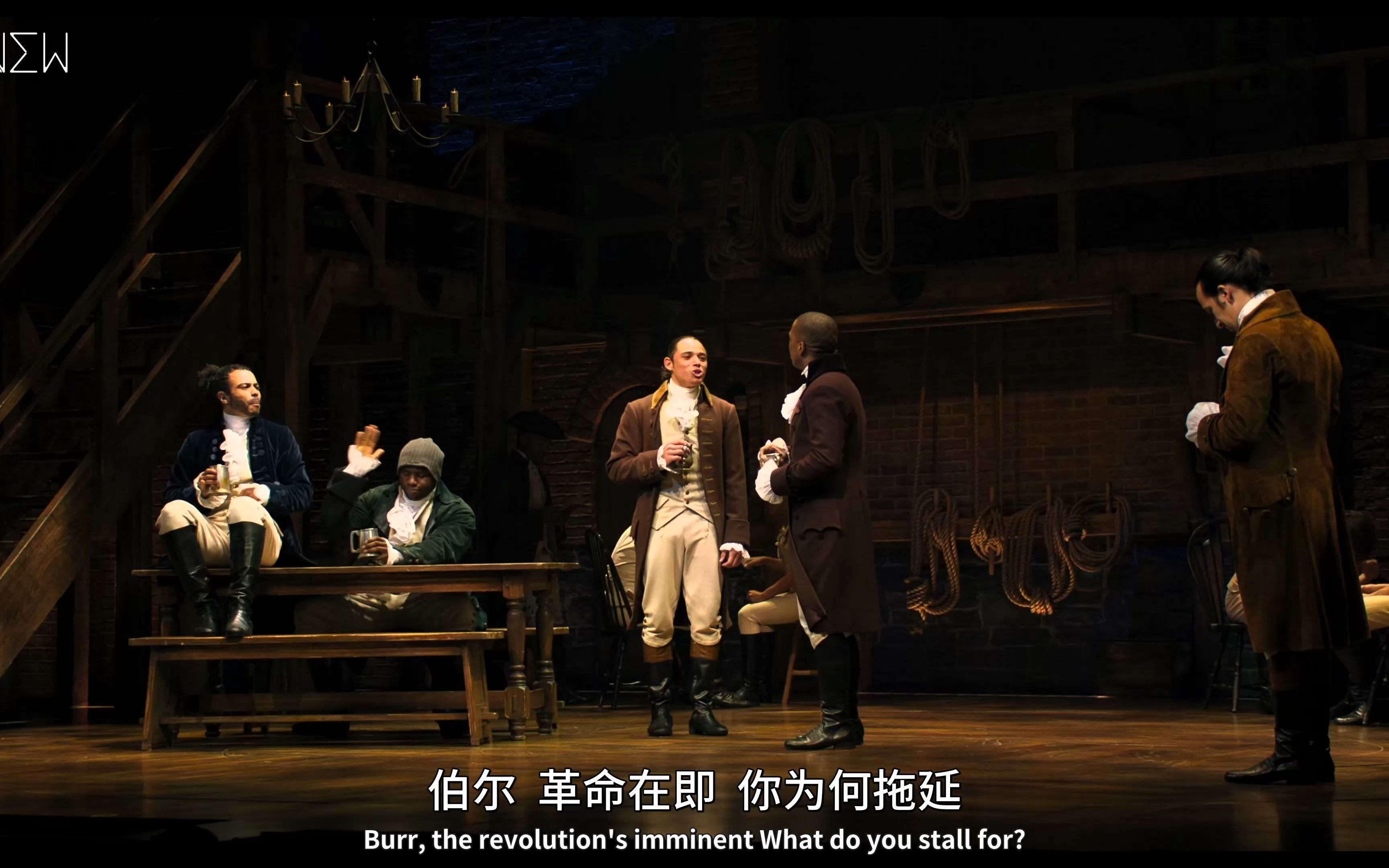 [图]《Aaron Burr，Sir+My Shot》4k画质 2020汉密尔顿官摄 LMM原卡