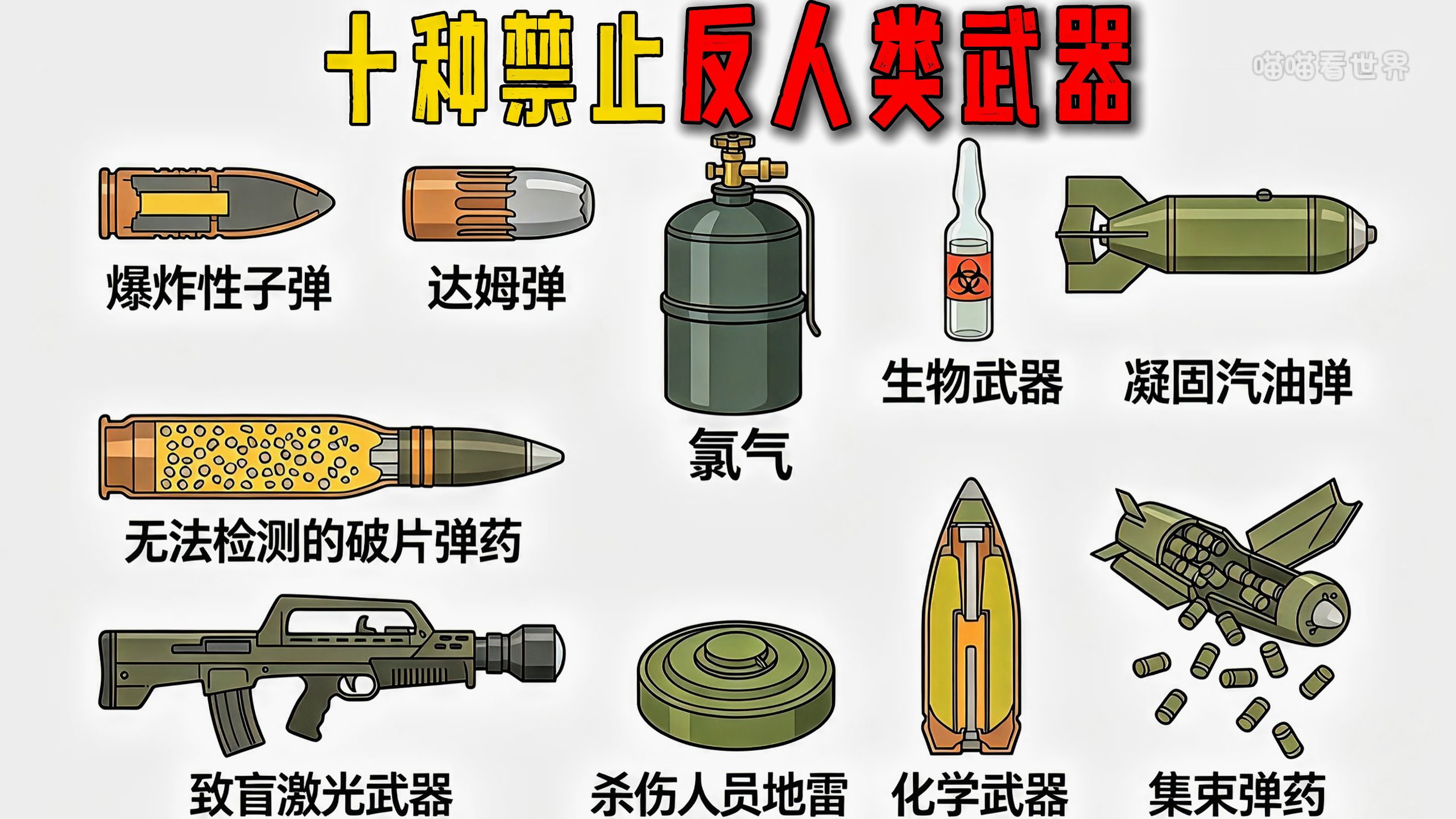 盘点10种被世界禁止的武器！
