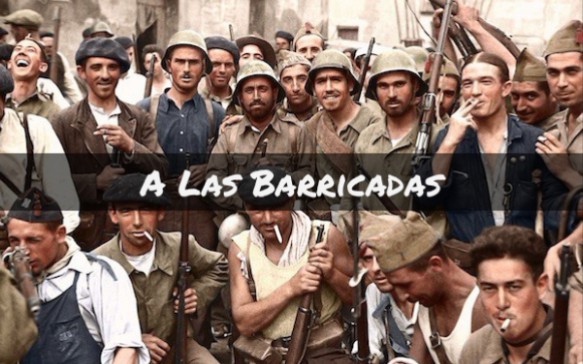 [图]【红色歌曲】【到街垒去】A las Barricadas（西班牙语）