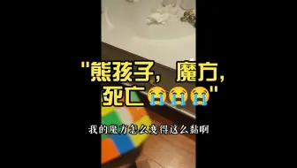 熊孩子，魔方，死亡😭😭😭(和小电视同步一下
