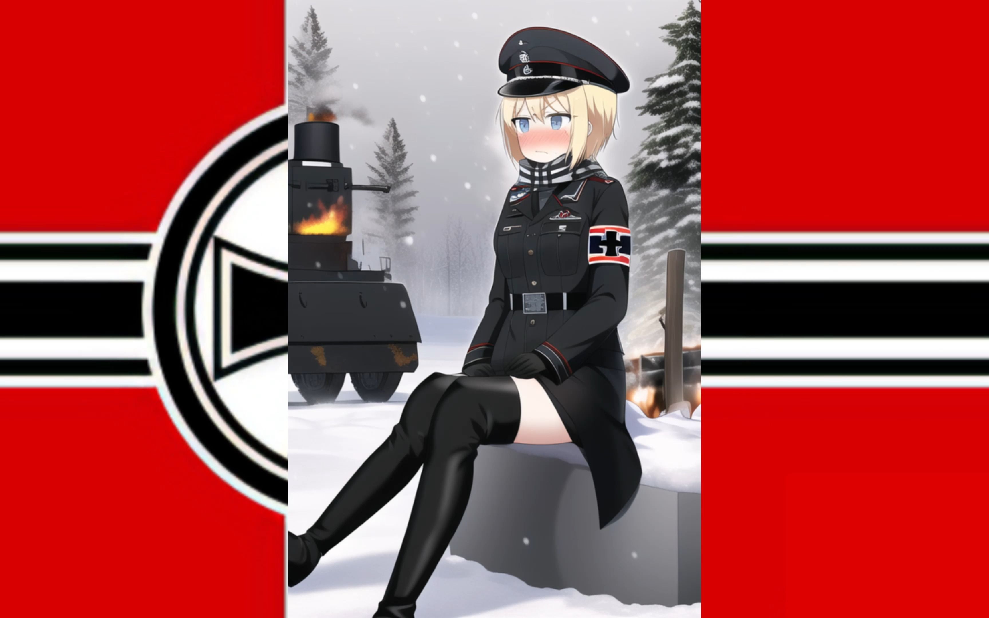 希特勒娘化图图片