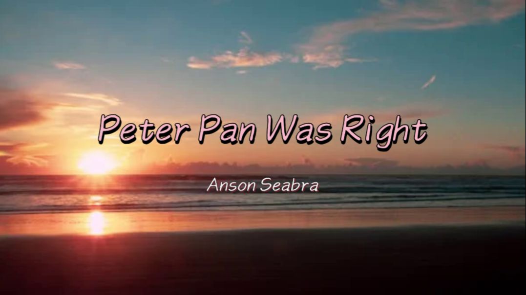 [图]“开头跪！第一句就被狠狠吸引住了”🧡《Peter Pan Was Right》